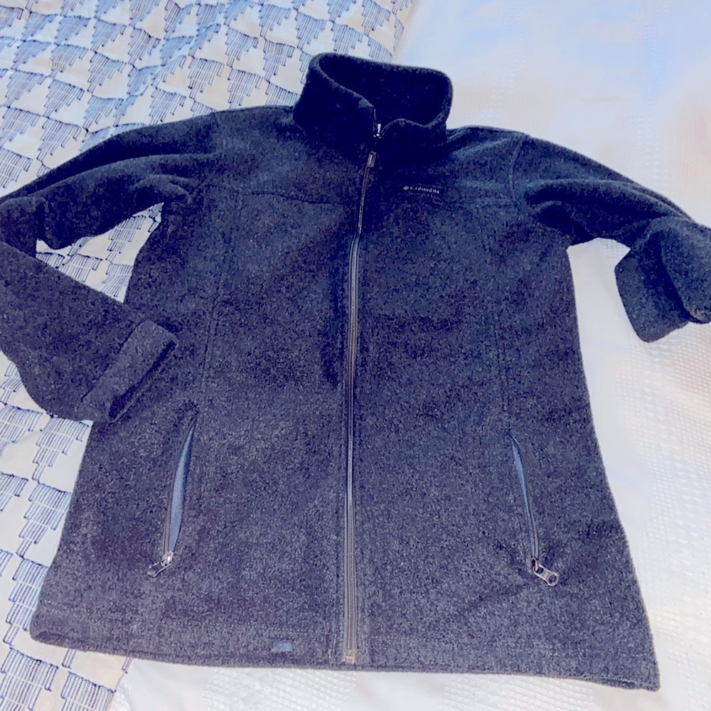 Columbia Gray Fleece zip up